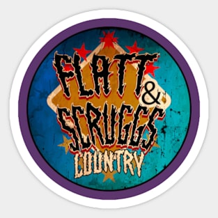 Flatt & Scruggs - Death Metal Sticker